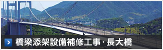 橋梁添架設備補修工事・長大橋