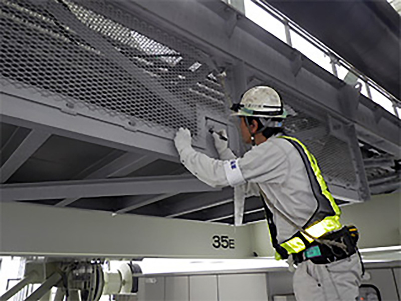 長大橋 通信管路 補修工事《明石大橋》