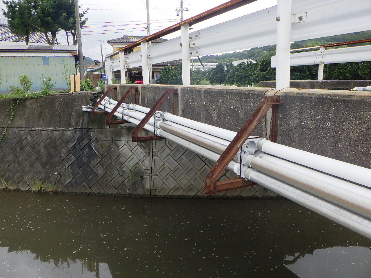 日覆工 巻付け工法《堀川橋》